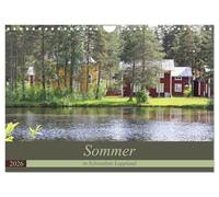 Sommer in Schwedens Lappland (Wandkalender 2026 DIN A4 quer), CALVENDO Monatskalender: Im schwedischen Teil Lapplands, auch Sàpmi genannt, gibt es keinen Platzmangel