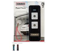 SOMMER Pearl 4014 TX03-434-2 Telecomando Radiocomando Trasmettitore Originale - Rolling Code 2 Canali 434 MHz LED Giallo