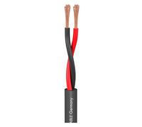 SommerCable - Cavo per altoparlante Meridian SP 215 (2 x 1,5 mm2), rame OFC, nero (10 m)