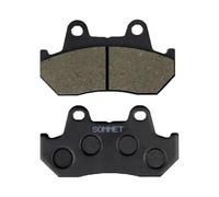 SOMMET 1 coppia Pastiglie freno Anteriori per Honda XL 600 (1985-1987)