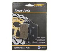 SOMMET 1 coppia Pastiglie freno Posteriore per HUSQVARNA SM 125 S 4 bolt fixing 2T 2002-2013