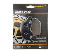 SOMMET 1 coppia Pastiglie freno Posteriore per MT-09 IRC 847cc 2014-2016/MT-09 ABS 847cc 2017-2022