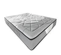 Somnia Descanso Materasso viscoelastico Premium Comfort, ergonomico e Confortevole, antiacaro, Antibatterico e ipoallergenico, Memory Foam Poliuretano espanso, Bianco, 90 x 190 cm