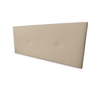 Somnia Descanso - Testiera in Ecopelle Premium Imbottita Miami Misure 115 x 60 cm (Letto da 105) Beige