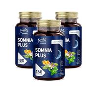 Somnia Plus - Integratore Sonno con Melatonina, Passiflora, Escolzia, Melissa e Vitamina B6 - Addormentamento Rapido e Sonno di Qualità - Maxi Formato 540 Compresse