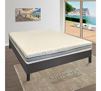 Somnus SANA Materasso Matrimoniale Francese in Memory Foam 140x185 H22 Ortopedico Rigidità Media Sfoderabile e spedito sottovuoto Made in Italy Oeko-Tex