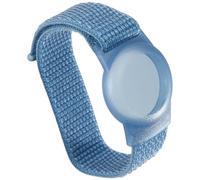 Somoke Braccialetto per bambini compatibile con, custodia protettiva per Air Tag GPS Tracker Holder Nylon Bracciale F, Blu