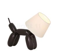 Sompex Doggy Lampada da tavolo, bianco/nero