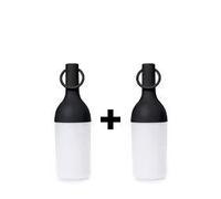 Sompex ELO Baby Lampada Ricaricabile Luce da Esterno Nero 2Pz