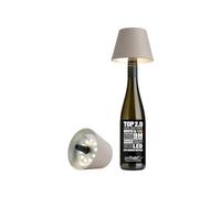 sompex Lampada decorativa per interni ed esterni, alimentata a batteria, TOP 2.0, grigio