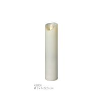 Sompex Shine LED Multi Cera Timer Batteria 48004 Avorio 5x22,5 cm 250h