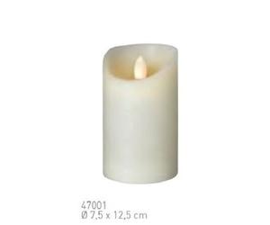 Sompex Shine LED Multi Kerze in Vero Wachs Ø 7,5cm Avorio H 12,5cm