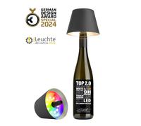 Sompex TOP 2.0 Lampada per Bottiglia a Batteria RGB Antracite