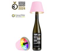 Sompex Top 2.0, lampada per bottiglie ricaricabile rosa [EEK: Sompex Top 2.0, lampada per bottiglie ricaricabile rosa]