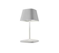 sompex Villeroy & Boch - Lampada da tavolo Napoli 2.0 LED, dimmerabile, batteria e stazione di ricarica, colore: Bianco