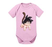 Son Baby Dragon Proverbi Ball Romper Body in Cotone Biologico per Ragazzi e Ragazze 0-12, Größe2:68/4-6 Mesi, Baby:Rosa