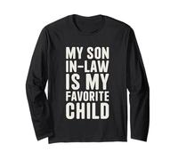Son in Law è Il Mio Figlio Preferito Suocero Suocera Maglia a Manica