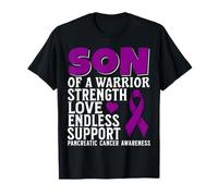 Son of a Warrior Pancreatic Cancer Awareness Family Matching Maglietta