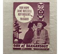 Son of Paleface Bob Hope, Jane Russell, Roy Rogers 1952 programma...