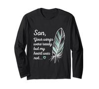 Son Wings Were Ready By My Heart Not Memorial Maglia a Manica