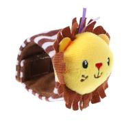 Sonagli a mano per, giocattoli a sonaglino per - Bracciale a scatto con leone in peluche dei cartoni animati | Giocattolo divertente con sonagli per i piedi, sonaglio educativo con braccialetto a man