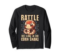 Sonaglio Come Un Serpente di Mais Erba Serpente Rettile Maglia a Manica