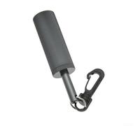 Sonaglio di comunicazione subacquea per immersioni subacquee con corpo in lega di alluminio e gancio a sgancio rapido, produce suono per una chiara segnalazione tra subacquei (grigio)