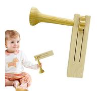 Sonaglio In Legno Con Cricchetto | Giocattolo Educativo Interattivo | Giocattolo Strumento Musicale Messicano - Per Bambini Ragazzi Partite Di Calcio Lauree Appassionati Di Musica