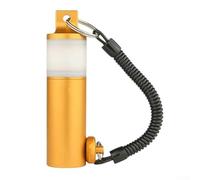 Sonaglio luminoso per immersioni subacquee, 1 pezzo, anello shaker subacqueo, segnale da scuotere a bagliore, allarme da 120 dB per notte per immersioni in grotta (arancione)