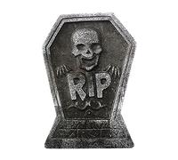 Sonaglio neonato 1 pezzo di schiuma di Halloween RIP lapidi di Halloween decorazioni per la casa prato decorazione penna magica con inchiostro invisibile (A, taglia unica)