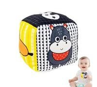 Sonaglio per bambini, palla per bambini, palla a sonaglio in tessuto, pallina colorata per bambini, palla con sensore morbida e strutturata, facile da afferrare classico