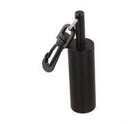 Sonaglio per segnale subacqueo in lega di alluminio, agitatore per il rumore subacqueo per rubinetto del serbatoio, gancio rotante a 360° per bcd per accesso, blu (nero)