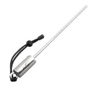 Sonaglio subacqueo con sonda subacquea con cinturino da polso in acciaio inox 316 (nero)