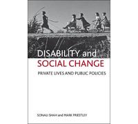 Sonali Shah Mark Priestley Disability and social change (Copertina rigida)
