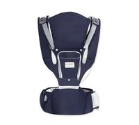 SONARIN 3-in-1 Leggero Marsupio Neonati con Sedile,Multifunzionale Traspirante Portantina Porta Bambino Fascia Porta Bebè con Cappuccio Rimovibile,Multi-Posizioni per Neonati(Blu)