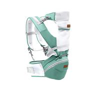 SONARIN 3 in 1 Multifunzione Hipseat Baby Carrier, Portantina per bebè, Ergonomico,Marsupio,Supporto in mesh Traspirante,Facile da Trasportare(Verde)