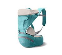 SONARIN 3 in 1 Multifunzione Hipseat Marsupio Baby Carrier,Porta bebè,Portantina per bebè,Tutte le stagioni,Ergonomico(Verde)
