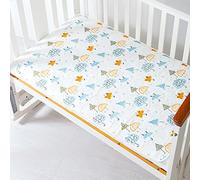SONARIN Bambino Pannolini Tappetino,Impermeabile Traspirante Urina Pad Bambino Fasciatoio Riutilizzabile Portatile Cotone Tappetino per Cambio Materassino per Neonati 50x70cm(Ombrello)