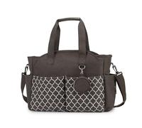 SONARIN Borsa Fasciatoio per Neonato,Borsa per il Cambio Borse per Pannolini da Viaggio Borse a Tracolla Multifunzione con Portaciuccio per Mamma e Papà Grande Capacità Impermeabile(Marrone)