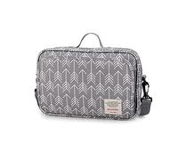 SONARIN Borsa Organizer per Passeggino,Organizzatore Universale per Passeggino,con portabicchieri, 2 ganci per carrozzina,usato come borsa da trasporto,universale per tutti i passeggini(Grigio)