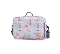 SONARIN Borsa Organizer per Passeggino,Organizzatore Universale per Passeggino,con portabicchieri, 2 ganci per carrozzina,usato come borsa da trasporto,universale per tutti i passeggini(Fiore)