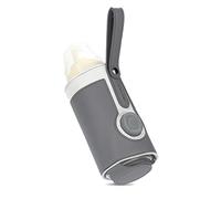 SONARIN Borsa Scalda Biberon,Portatile USB Scaldabiberon Viaggio Riscaldatore di Latte Borsa Termica per Biberon Isolamento Termostato con 3 Regolazioni della Temperatura(Grigio)