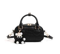 SONARIN Carina Borsa a Mano Donna,Moda Mini Borsetta Donna Elegante Piccole Borsa a Tracolla Borse a Spalla Borse Tote per Lavoro Viaggio Quotidiano(Nero)