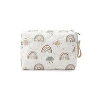 SONARIN Carino Borsa Organizer per Passeggino,Leggero Borsa di Stoccaggio per Pannolino Piccolo Borsa Fasciatoio per Neonati Borsa Cambio Portatile Viaggio Borsa Mamma(Arcobaleno)