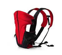 SONARIN Classic Marsupio Neonati anteriore e posteriore,portantina per bebè,Ergonomica, misura unica per tutti, si adatta alla crescita del tuo bambino, metodo a tre portatori(Rosso)