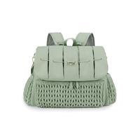 SONARIN Convertibile Zaino Fasciatoio,Grande Capacità Impermeabile Borsa per Pannolini Zaino Mamma Neonato Borsa Fasciatoio da Viaggio con Fasciatoio & Spalline Singola(Verde)