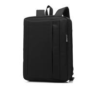 SONARIN Convertibile Zaino Porta PC,Multifunzionale Zaino Lavoro Borsa a Tracolla Valigetta,Impermeabile Zainetti per Laptop 17,3 Pollici Zaini da Viaggio Borsa Casual per Uomo(Nero)