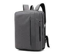SONARIN Convertibile Zaino Porta PC,Multifunzionale Zaino Lavoro Borsa a Tracolla Valigetta,Impermeabile Zainetti per Laptop 17,3 Pollici Zaini da Viaggio Borsa Casual per Uomo(Grigio)