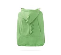 SONARIN Copertina per Marsupio Caldo,Universale Copri Marsupio Cover Invernale per Fascia Portabebè Incappucciato Copertura Mantello A Prova di Vento con Tasca Frontale(Verde)
