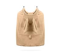 SONARIN Copertina per Marsupio Caldo,Universale Copri Marsupio Cover Invernale per Fascia Portabebè Incappucciato Copertura Mantello A Prova di Vento con Tasca Frontale(Marrone)